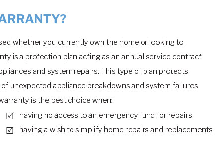 appliance warranty la mirada